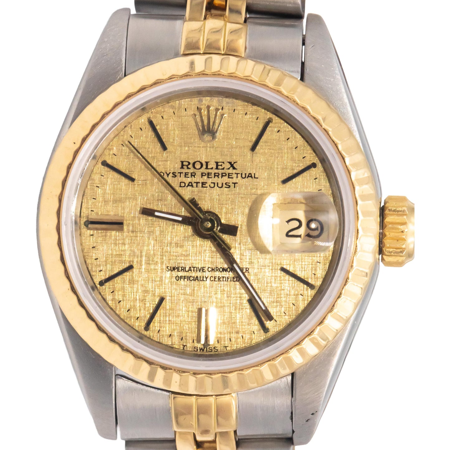 ROLEX Stainless Steel & 18k Gold 69173 Lady-Datejust Automatic Watch