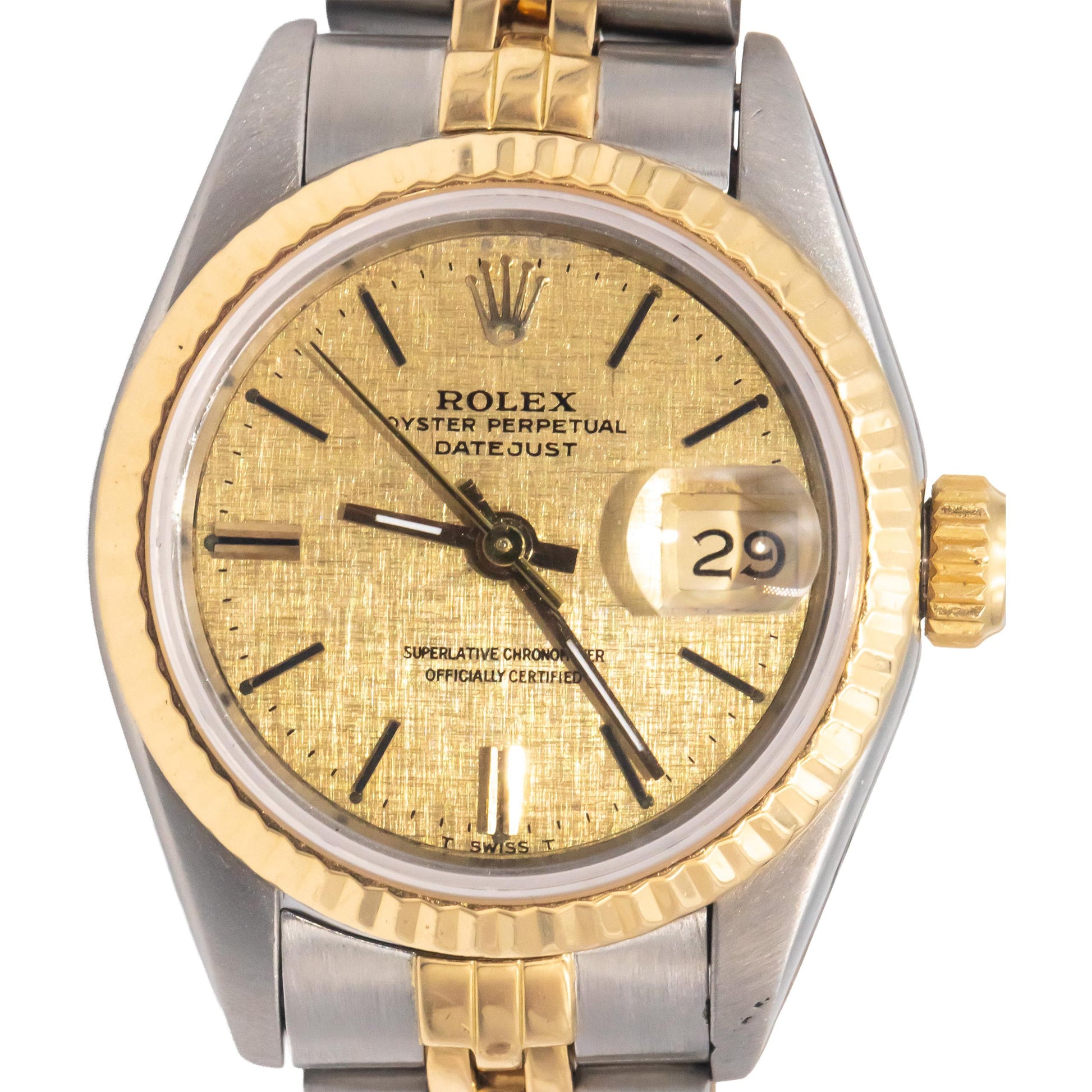 ROLEX Stainless Steel & 18k Gold 69173 Lady-Datejust Automatic Watch