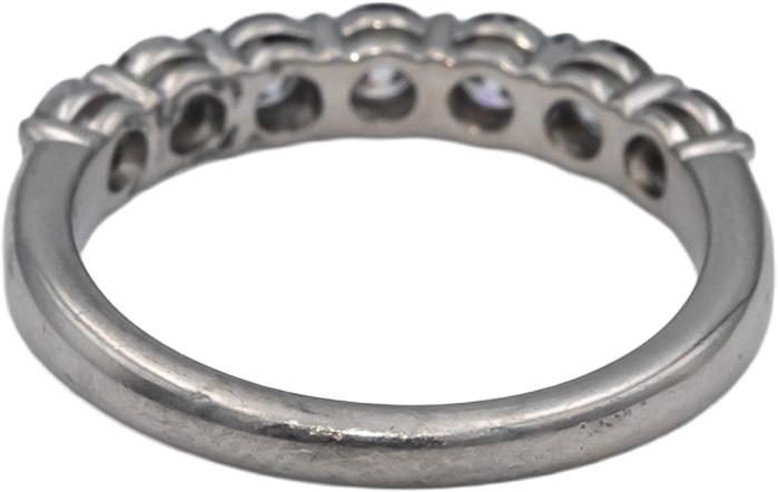 TIFFANY & CO. Platinum VS Round Diamond Band Ring 0.97CT Size 6.5 $10,600 Retail