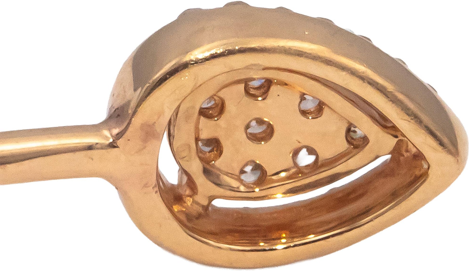 14k Rose Gold Jewelry Round Diamond Cuff Bracelet 0.33CT