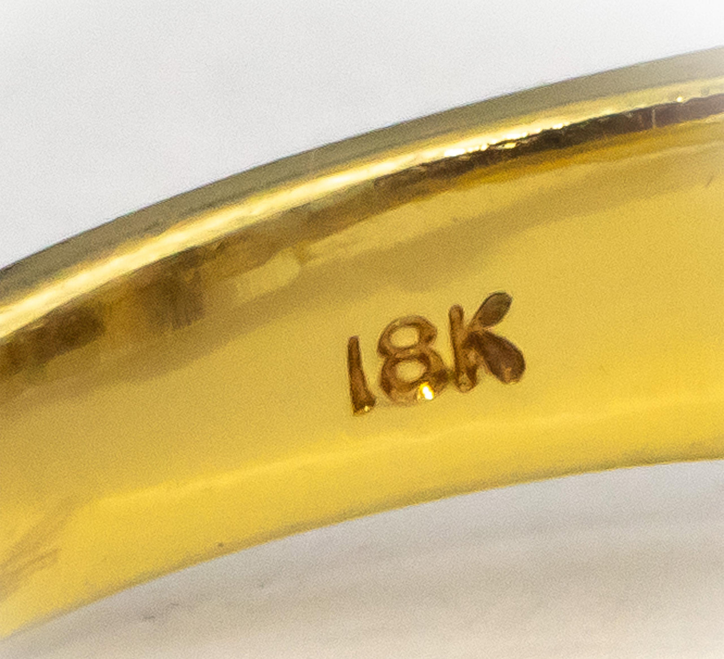 18k Yellow Gold Round Diamond Butterfly Cocktail Ring 0.50CT Size 6.75