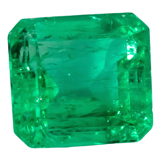 GIA Certified Natural Colombian Emerald Octagonal Cut Loose Gemstone 2.18CT