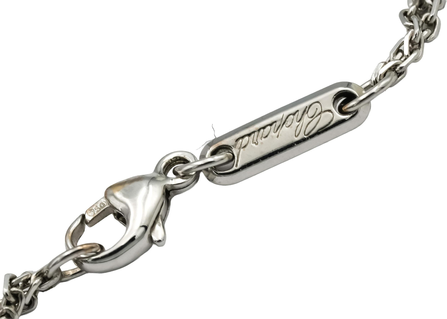 CHOPARD 18k White Gold Happy Diamond Floating Diamond Pendant Necklace
