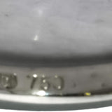 MIKIMOTO 18k White Gold 3.5mm Akoya Pearls Band Ring Size 9.5 w/ Box