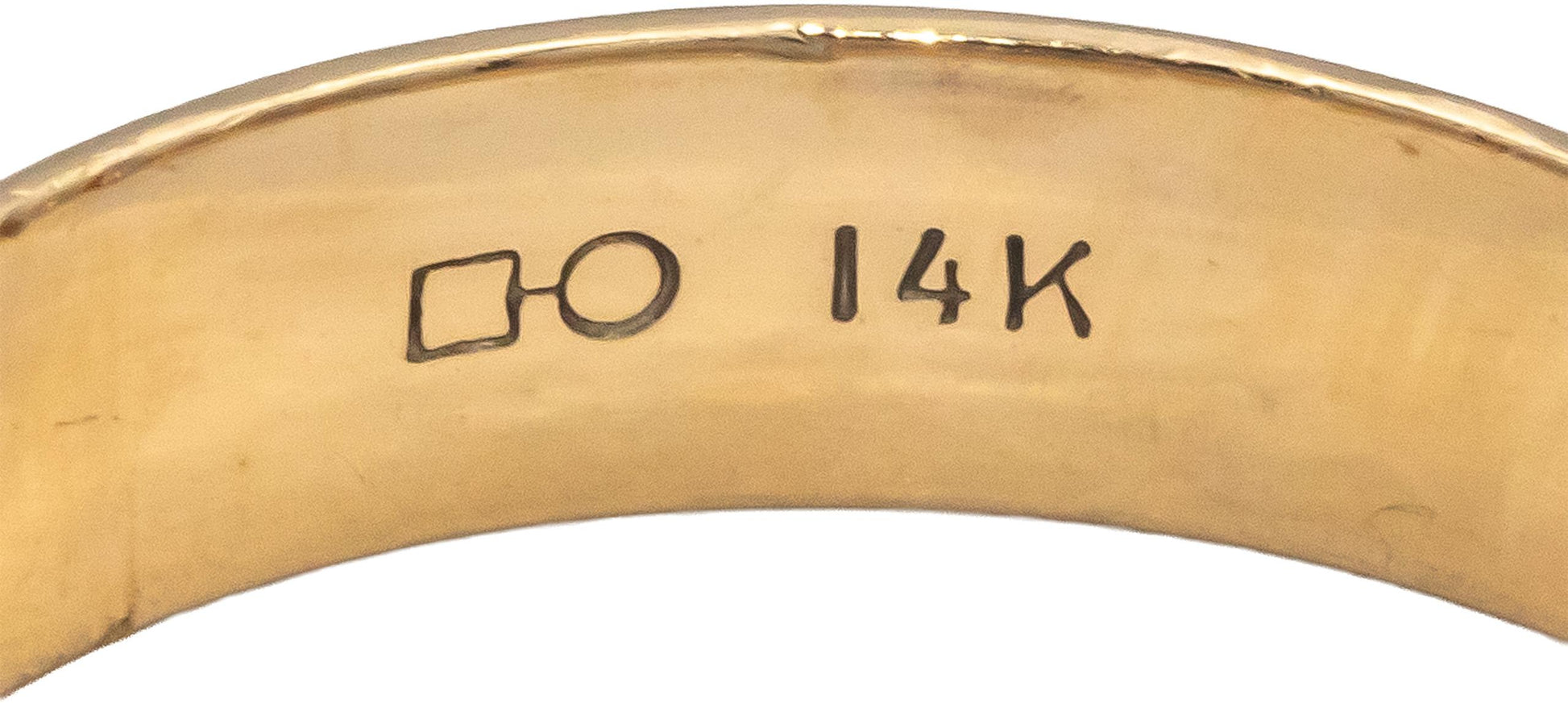 14k Yellow Gold Jewelry 0.33CT Round Cut Diamond Men's Ring Size 10.25