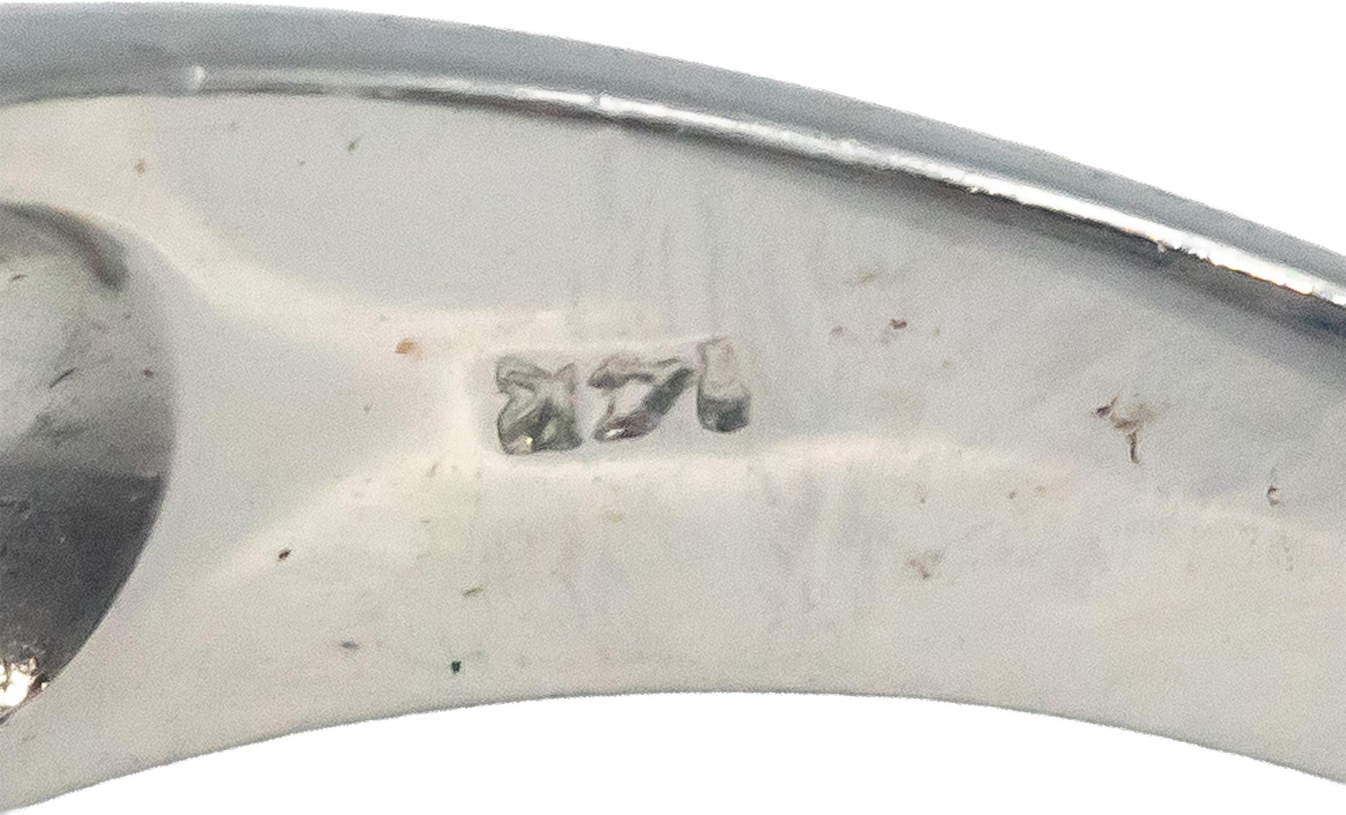 14k White Gold Diamond and Sapphire Channel Set Band Ring 1.80CT Size 7.25