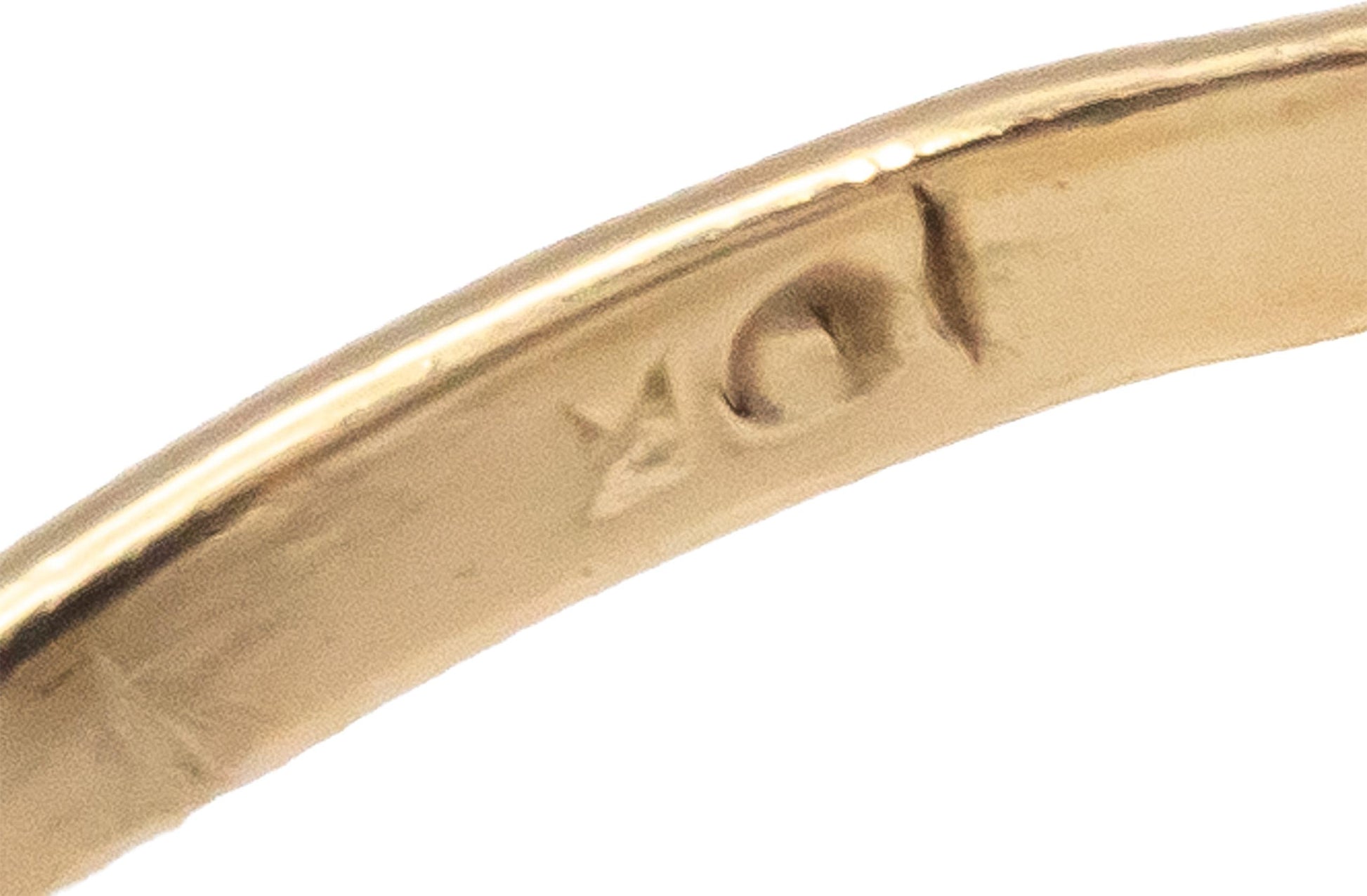 10k Yellow & White Gold Black Onyx Cocktail Ring Size 7 w/ Diamond Accent