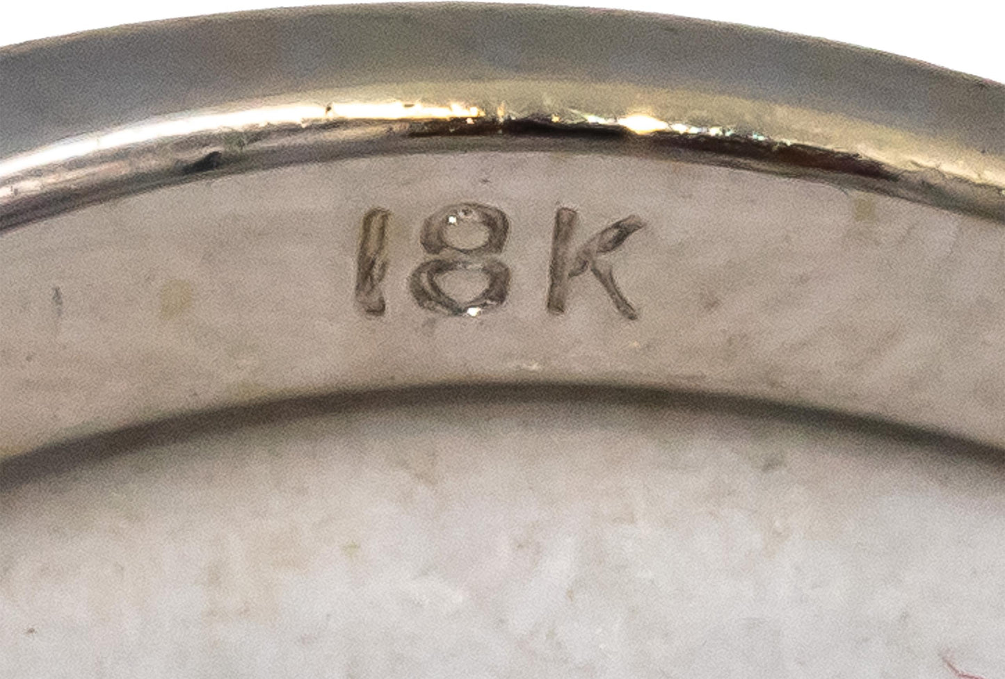 18k White Gold Round Diamond Five Stone Band Ring 1.0CT Size 6.5