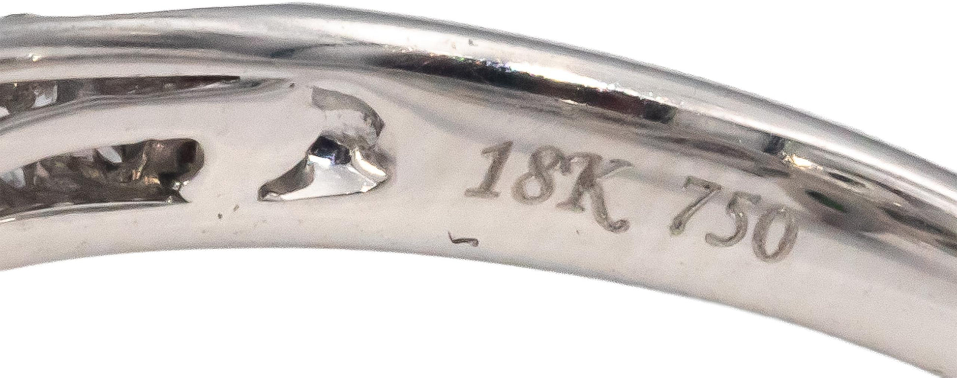 18k White Gold Oval Tourmaline & Round Diamond Cocktail Ring 3.24CT Size 6.5