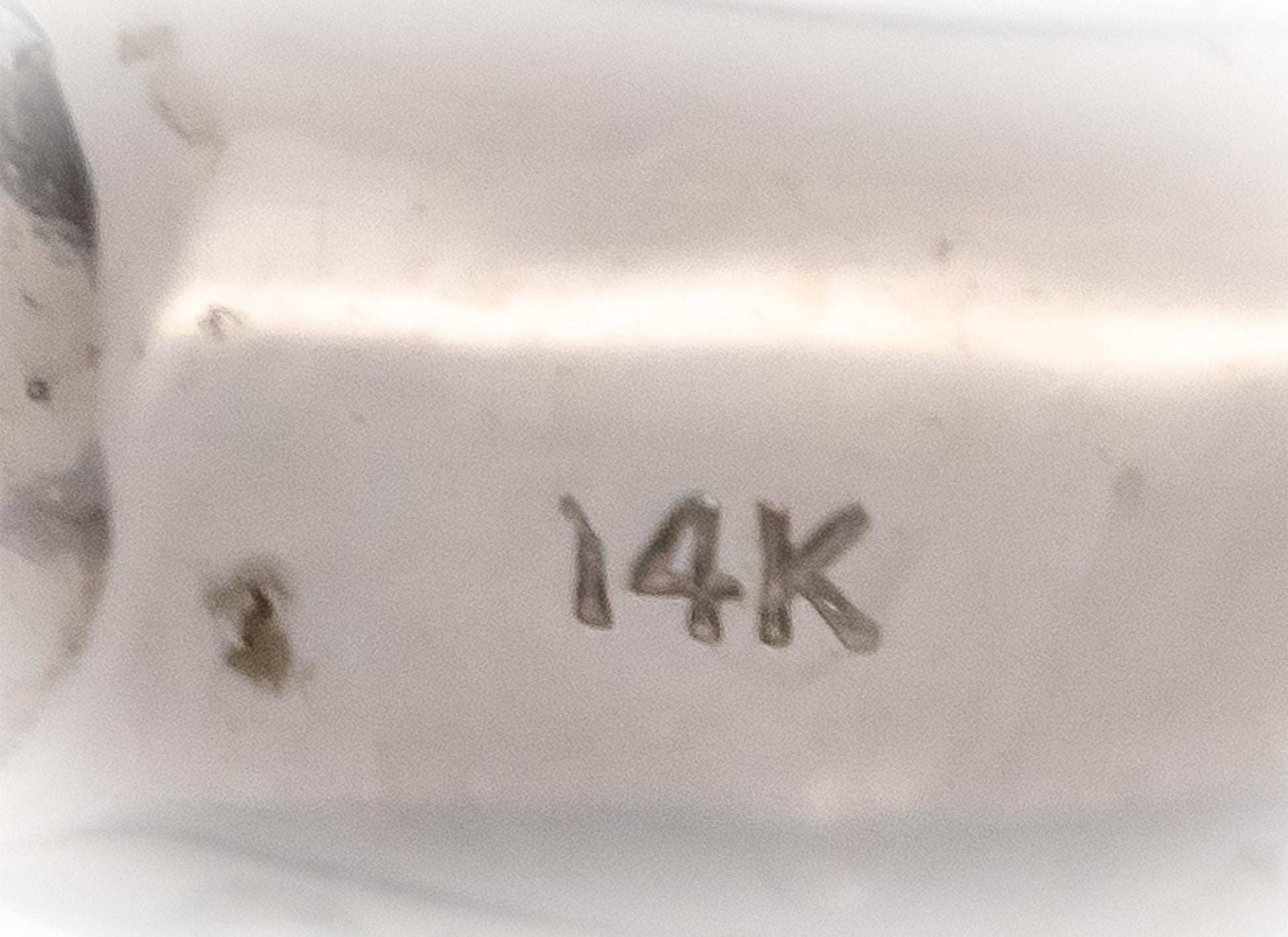 14k White Gold Oval Aquamarine & Round Diamond Band Ring 1.45CT Size 7