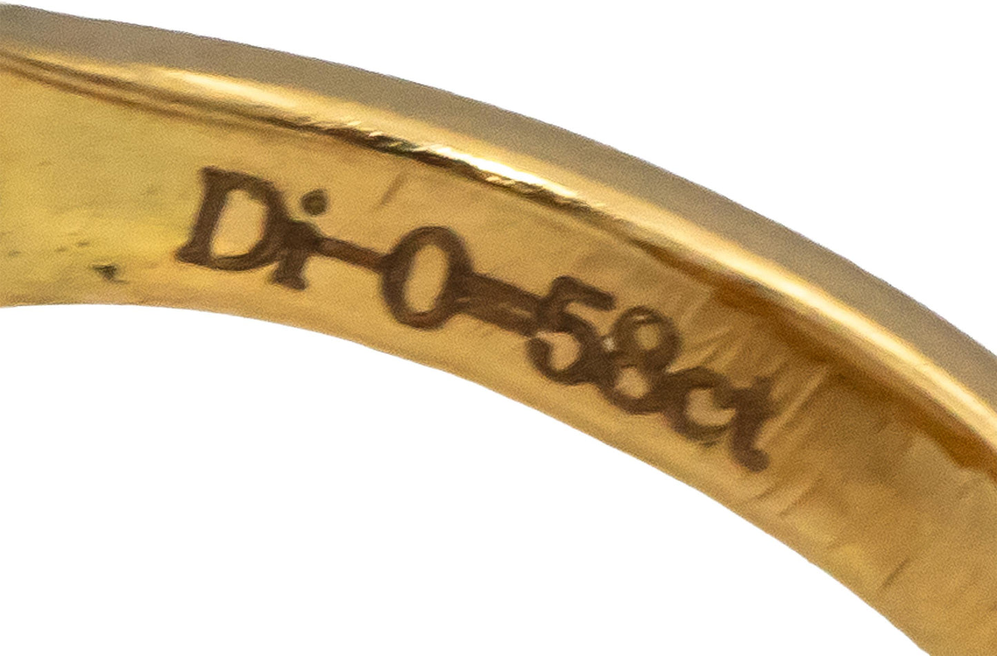 18k Yellow Gold VS Round Diamond and Mabe Pearl Cocktail Ring 0.58CT Size 5.75