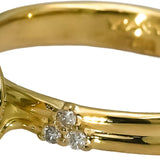 18k Yellow Gold Aquamarine Ring 2.0CT Size 7 w/ Diamond Accents