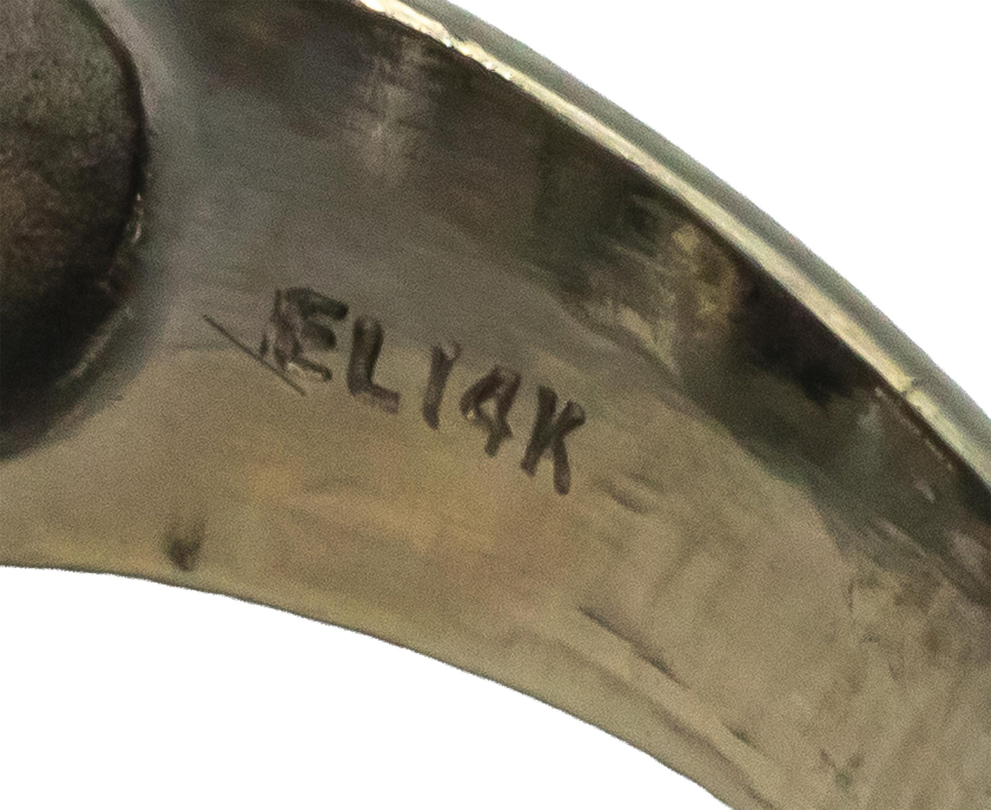 14k White Gold White & Fancy Color Diamond Cluster Ring 0.75CT Size 7.25