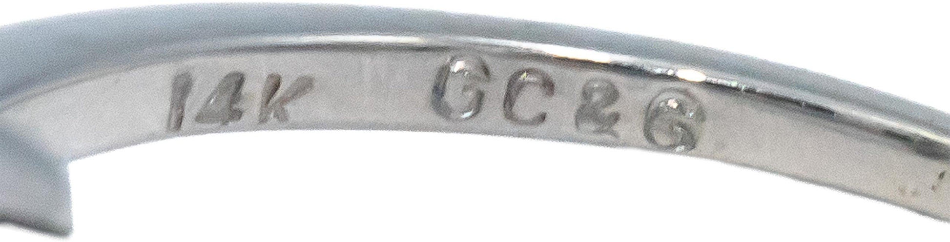 Diamond and Green Tourmaline 14k White Gold Cocktail Ring 1.07CT 5.5