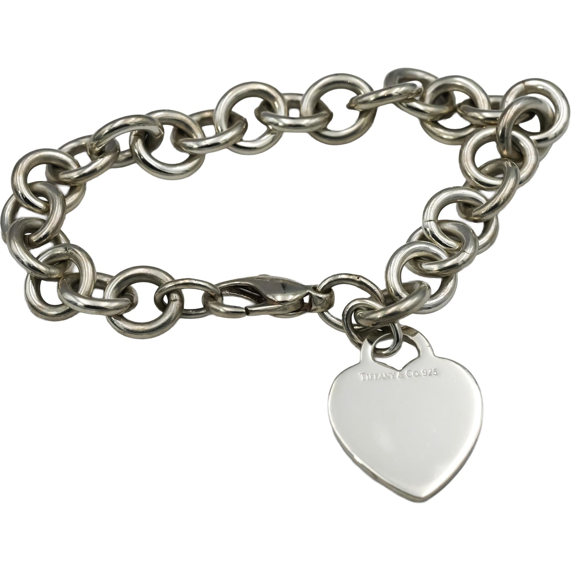 TIFFANY & CO. Sterling Silver Heart Tag Bracelet