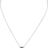 14k White Gold VS Emerald Cut Lab-Grown Diamond Pendant Necklace 1.62CT