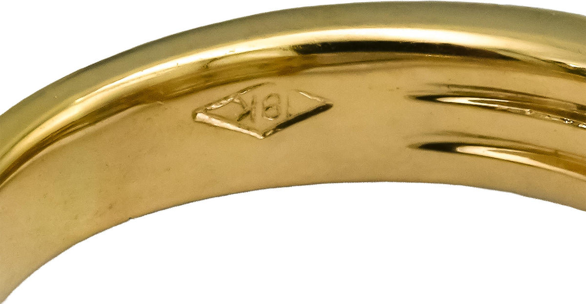 18k Yellow Gold Diamond and Aquamarine Cocktail Ring 4.10CT Size 4.75