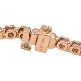 10k Rose Gold Round Diamond Formal Tennis Bracelet 4.0CT