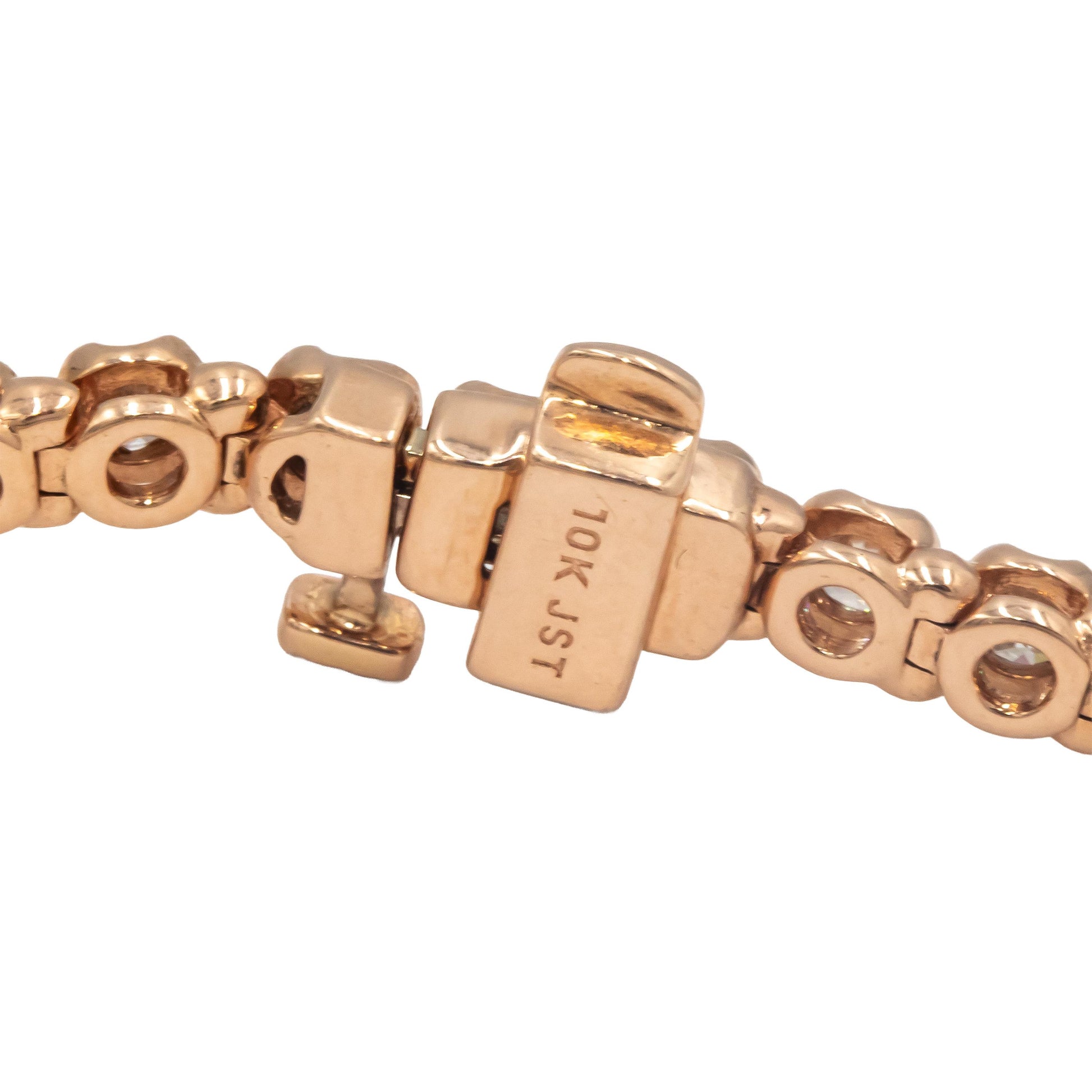 10k Rose Gold Jewelry Round Diamond Formal Tennis Bracelet 4.0CT