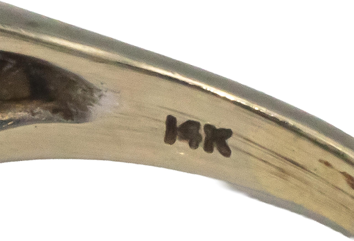 Vintage Antique 14k White Gold 0.50CT Diamond Ring w/ 0.30CT Center Size 8.25