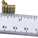 18k & 14k Yellow Gold VS Princess Cut Drop Dangle Stud Earrings 1.50CT