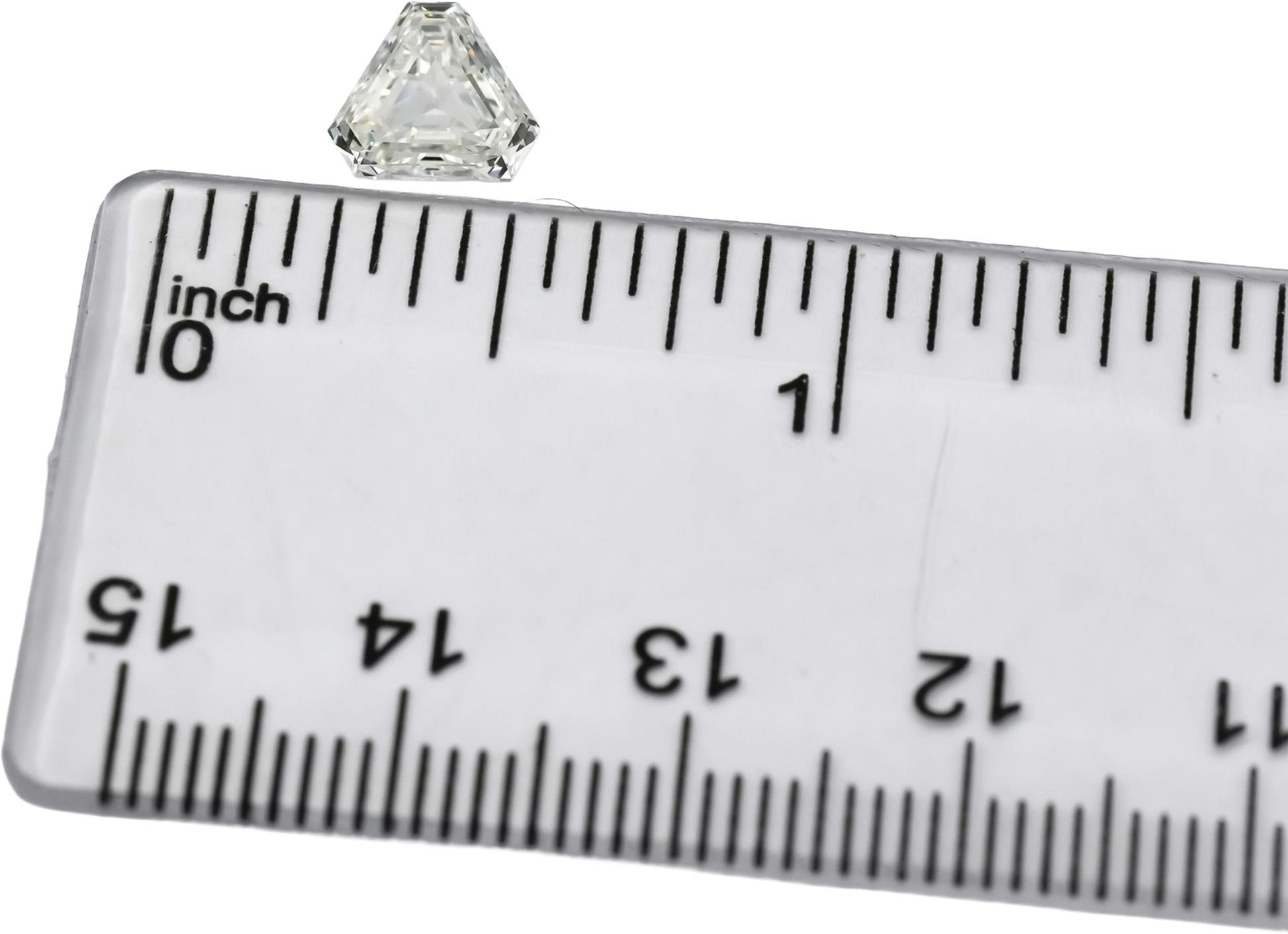 GIA Certified VS2/G Cut Cornered Trillion Step Cut Diamond Loose Stone 1.33CT