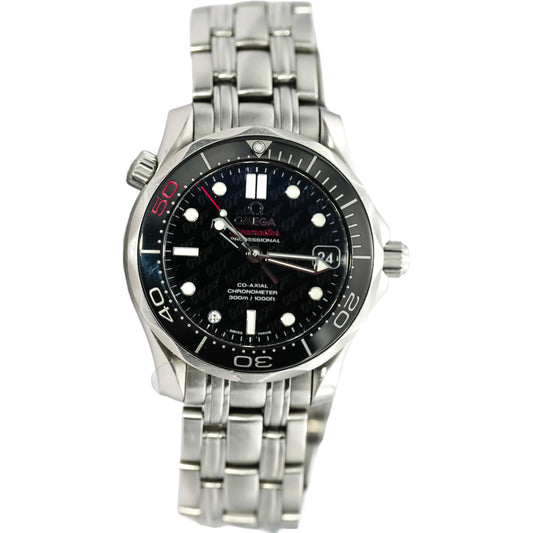 OMEGA Stainless Steel Seamaster Diver 300M James Bond 007 Watch w/ Box 36.25mm