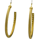 DAVID YURMAN 18k Yellow Gold Classic Cable Hoop Earrings