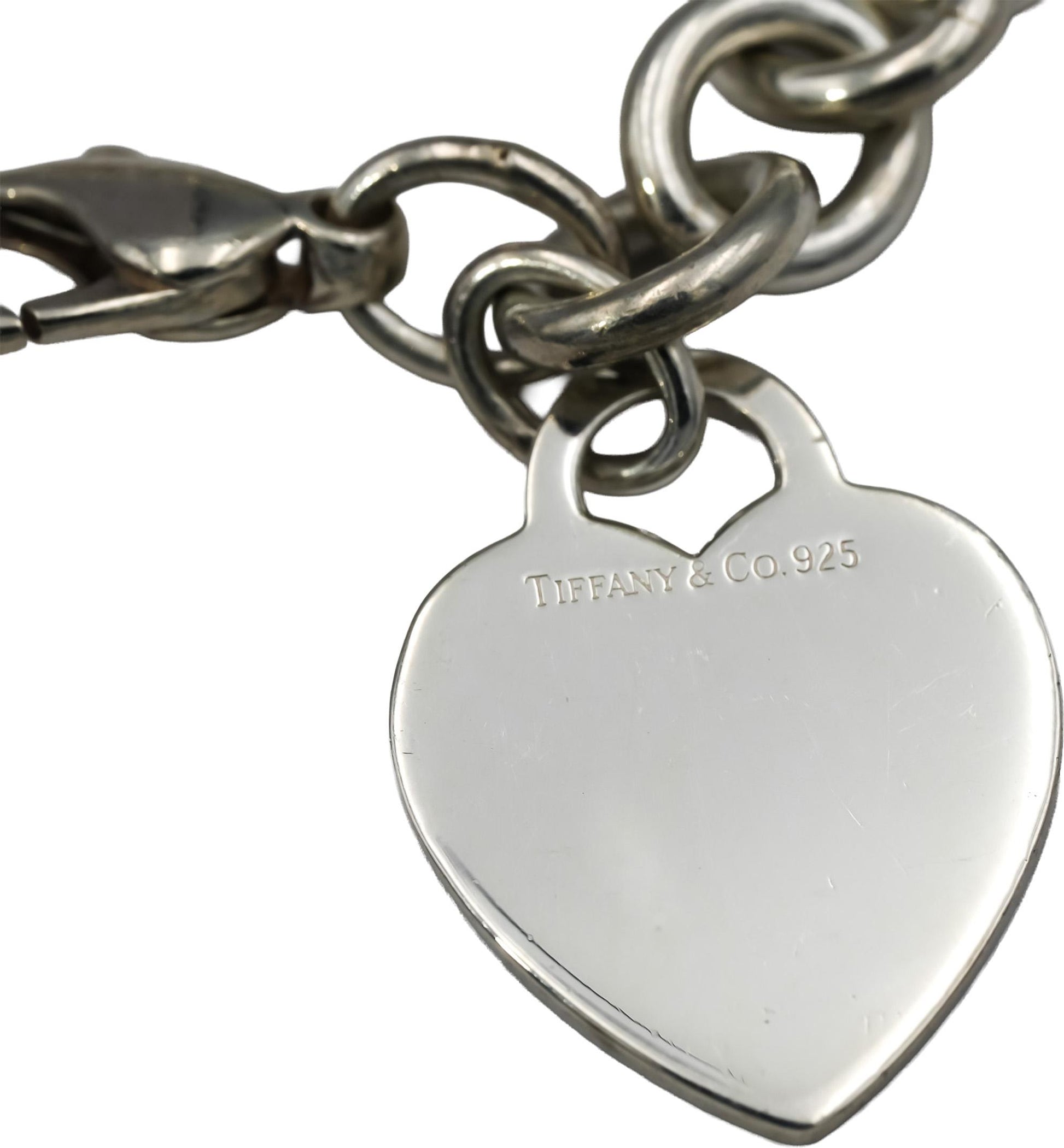 TIFFANY & CO. Sterling Silver Heart Tag Bracelet
