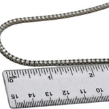 14k White Gold VS Round Lab-Grown Diamond Tennis Necklace 8.95CT