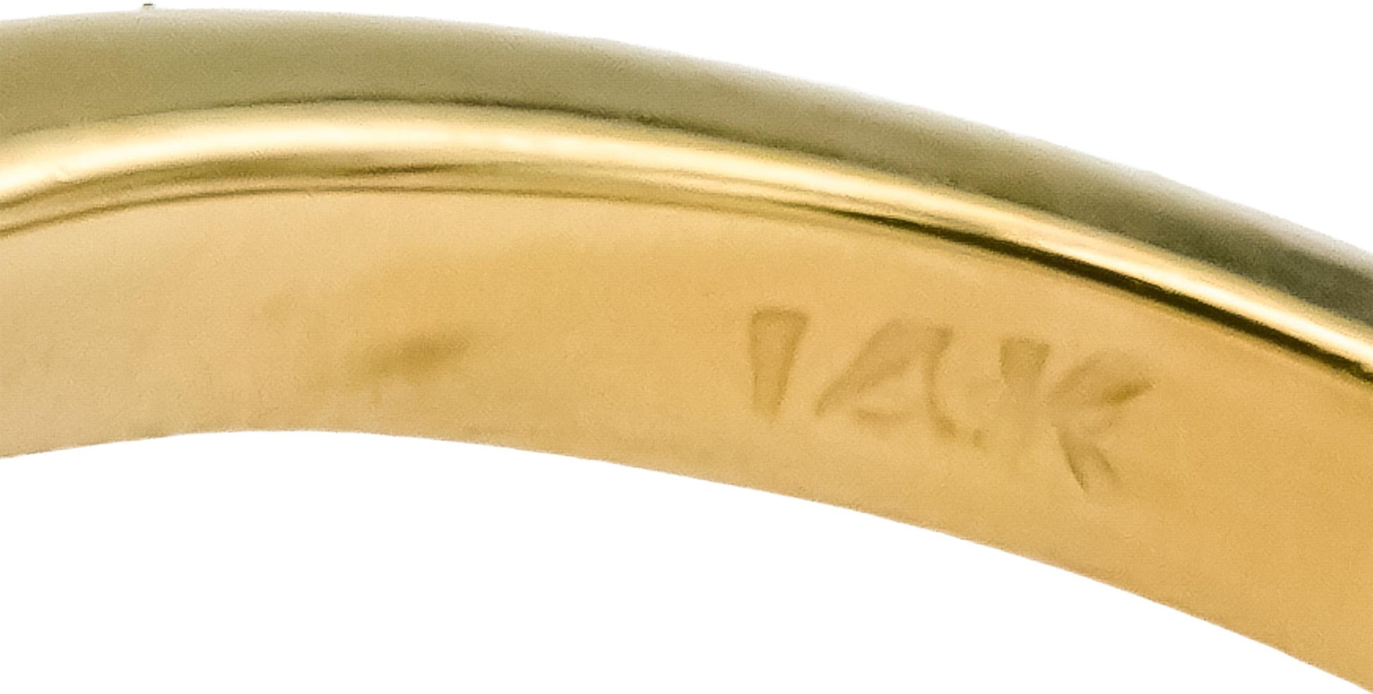 14k Yellow Gold Diamond and Emerald Halo Cocktail Ring 3.75CT Size 6.75