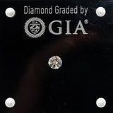 Antique Vintage GIA Certified 0.63CT VVS2/J Circular Brilliant Cut Loose Diamond