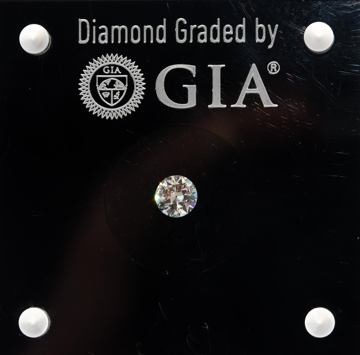 Antique Vintage GIA Certified 0.63CT VVS2/J Circular Brilliant Cut Loose Diamond