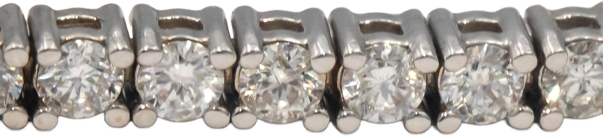 14k White Gold Jewelry 2.90CT Round Cut Prong Set Diamond Tennis Bracelet