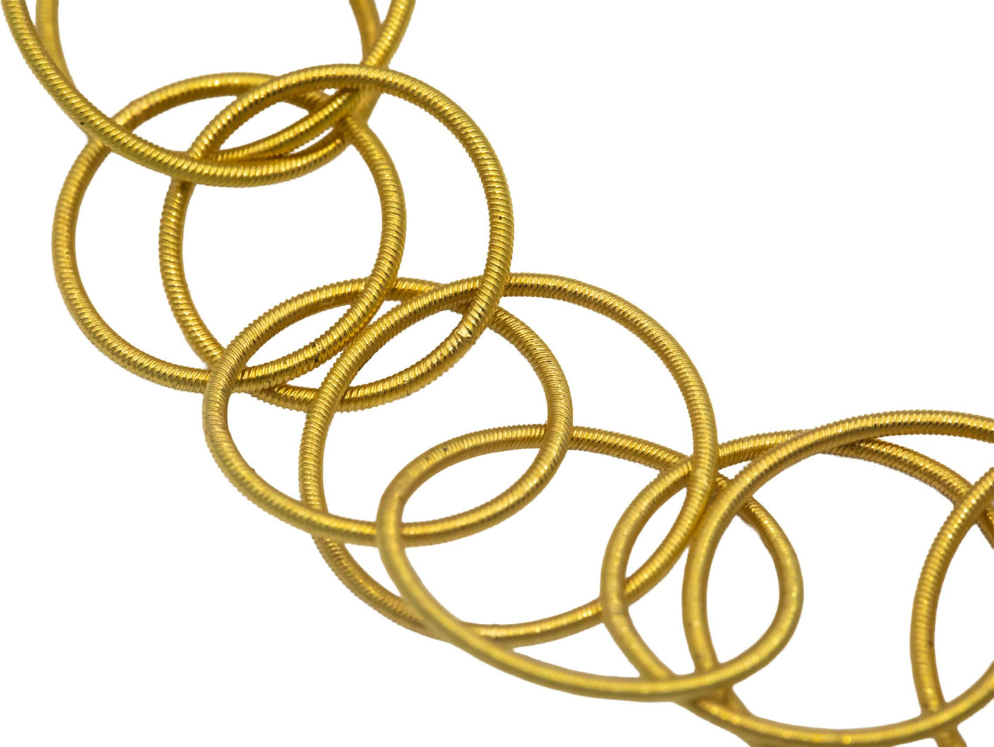 BUCCELLATI 18k Yellow Gold Jewelry Hawaii Collection Link Bracelet