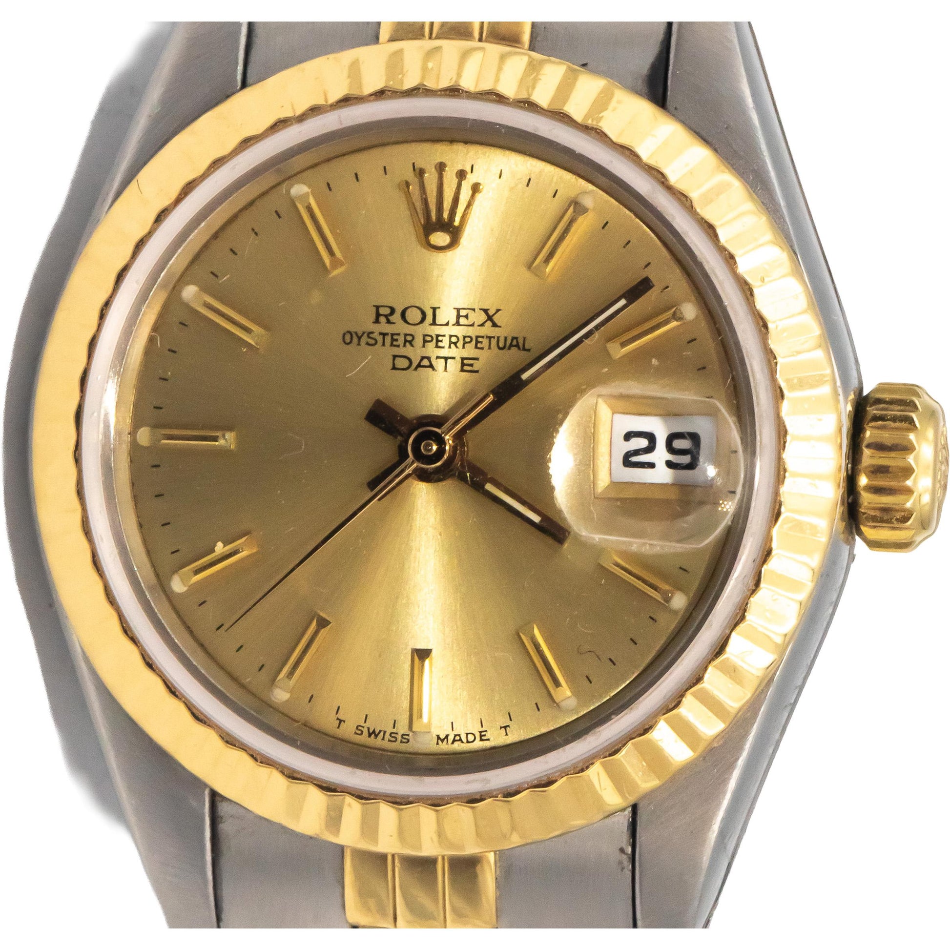ROLEX Stainless Steel & 18k Gold 69173 Lady-Datejust Automatic Watch
