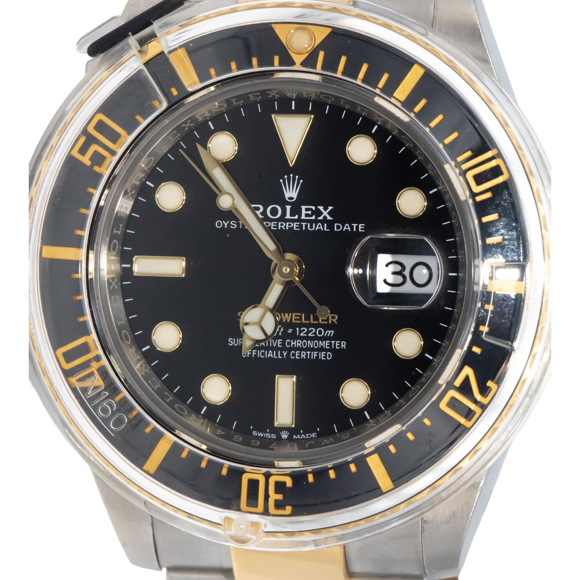 Rolex 2-Tone 43mm Sea Dweller 126603 Professional Diver's Watch w/ Box & Papers