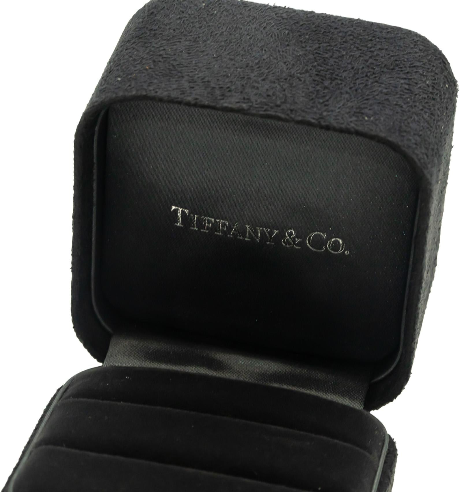 TIFFANY & CO. GIA Certified Platinum Oval Cut Diamond Engagement Ring 2.21CT