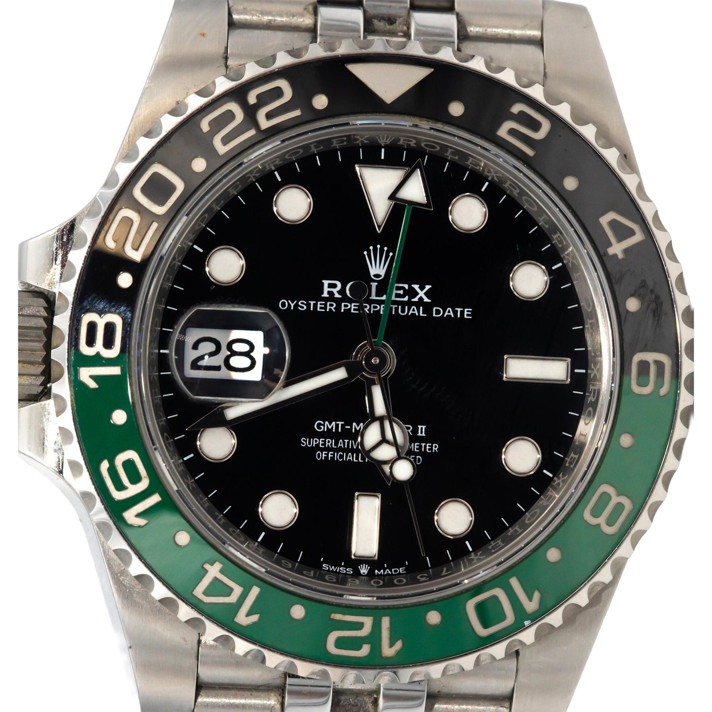 ROLEX GMT-Master II 126720VTNR "Sprite" Stainless Steel Watch w/ Card No Box