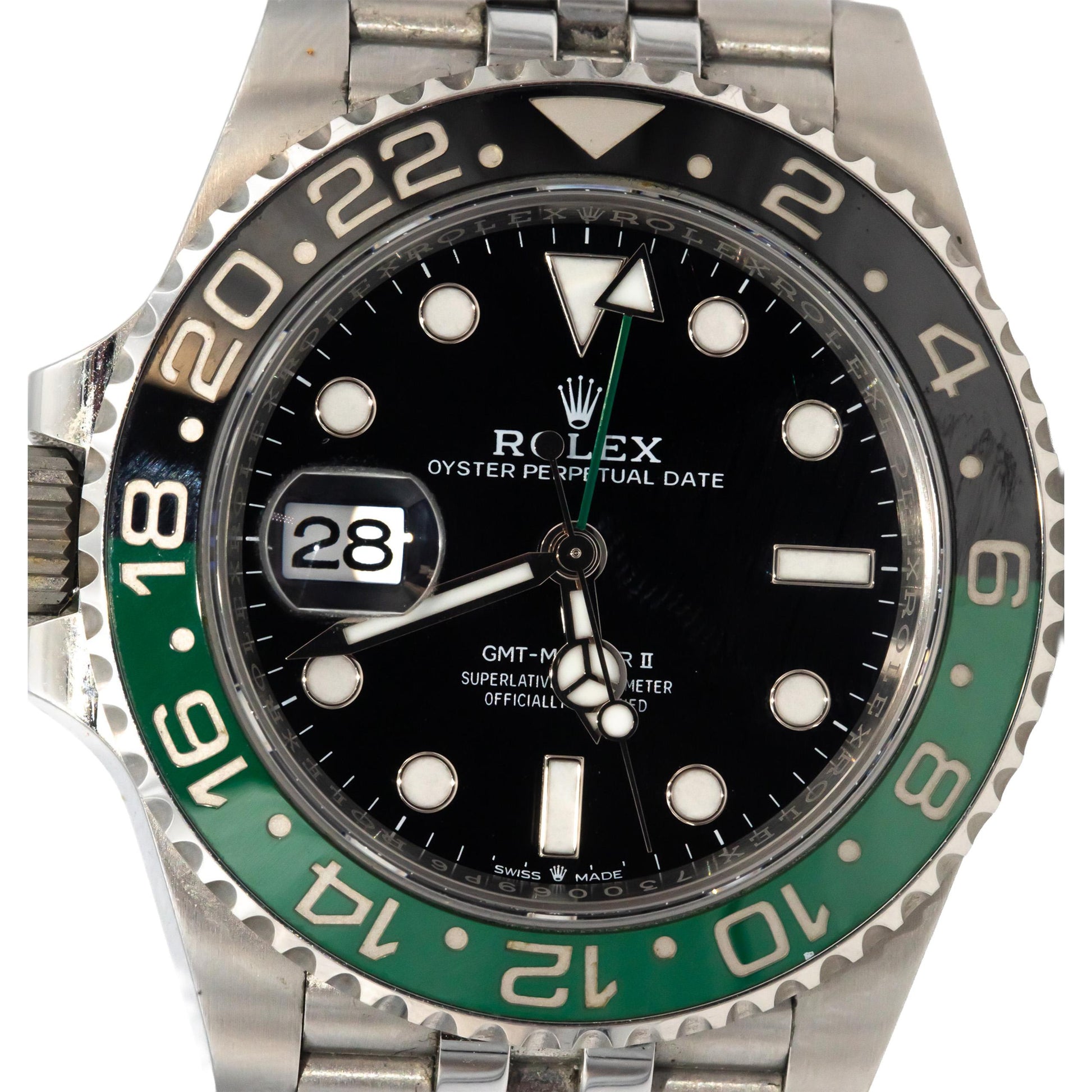 ROLEX GMT-Master II 126720VTNR "Sprite" Stainless Steel Watch w/ Card No Box