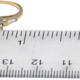 14k Gold & Platinum VS Lab-Grown & Natural Diamond Engagement Ring 0.83CTW