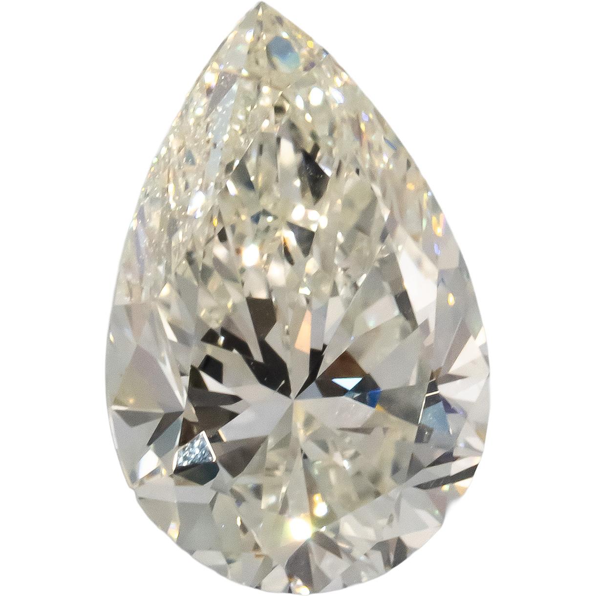 GIA Certified VS1/I Pear Brilliant Diamond Loose Stone 5.03CT