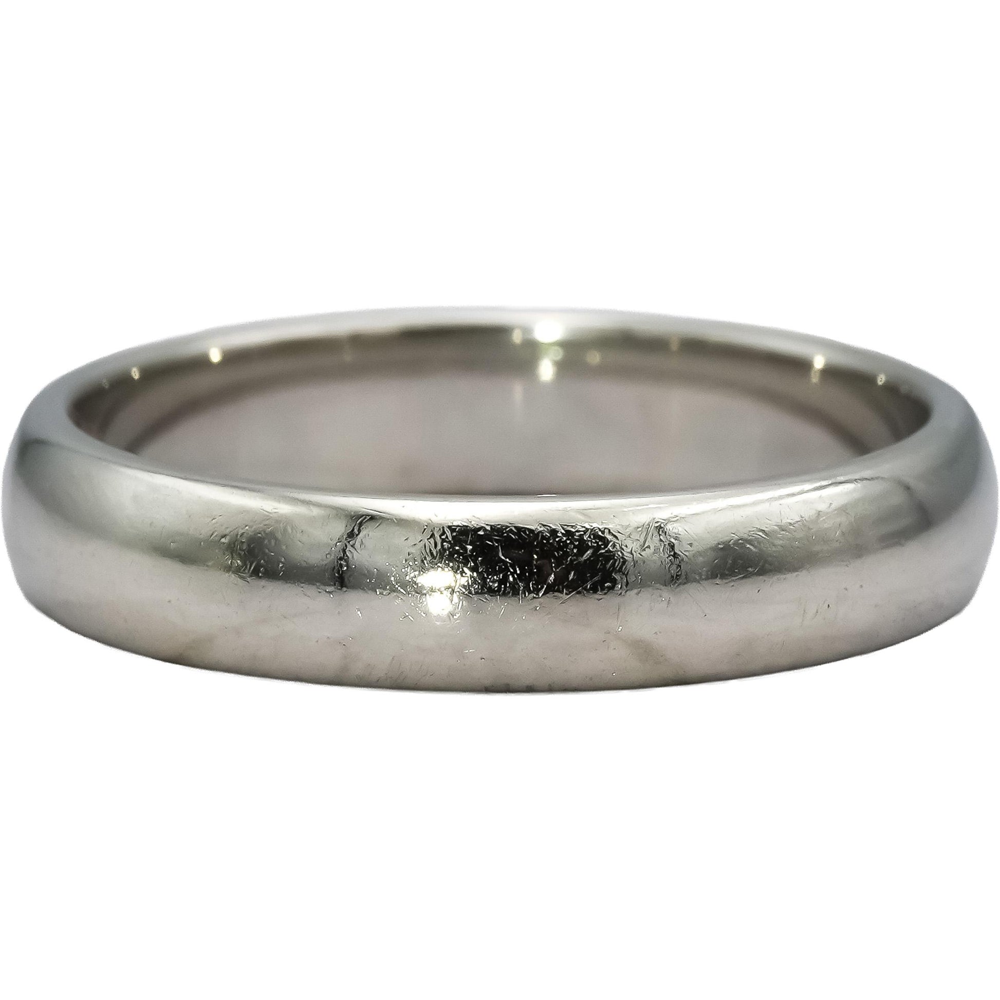 TIFFANY & CO. Platinum Men's Wedding Band Ring Size 9.75