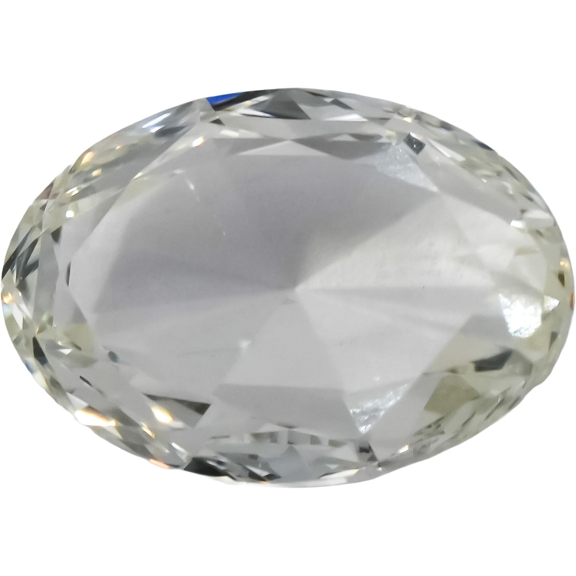 GIA Certified 1.0 Carat Oval White Diamond VS1 Clarity I Color Loose Stone