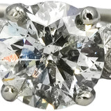 Platinum VS Round Diamond Engagement Ring 2.37CT w/ 2.02CT Center Size 6.25