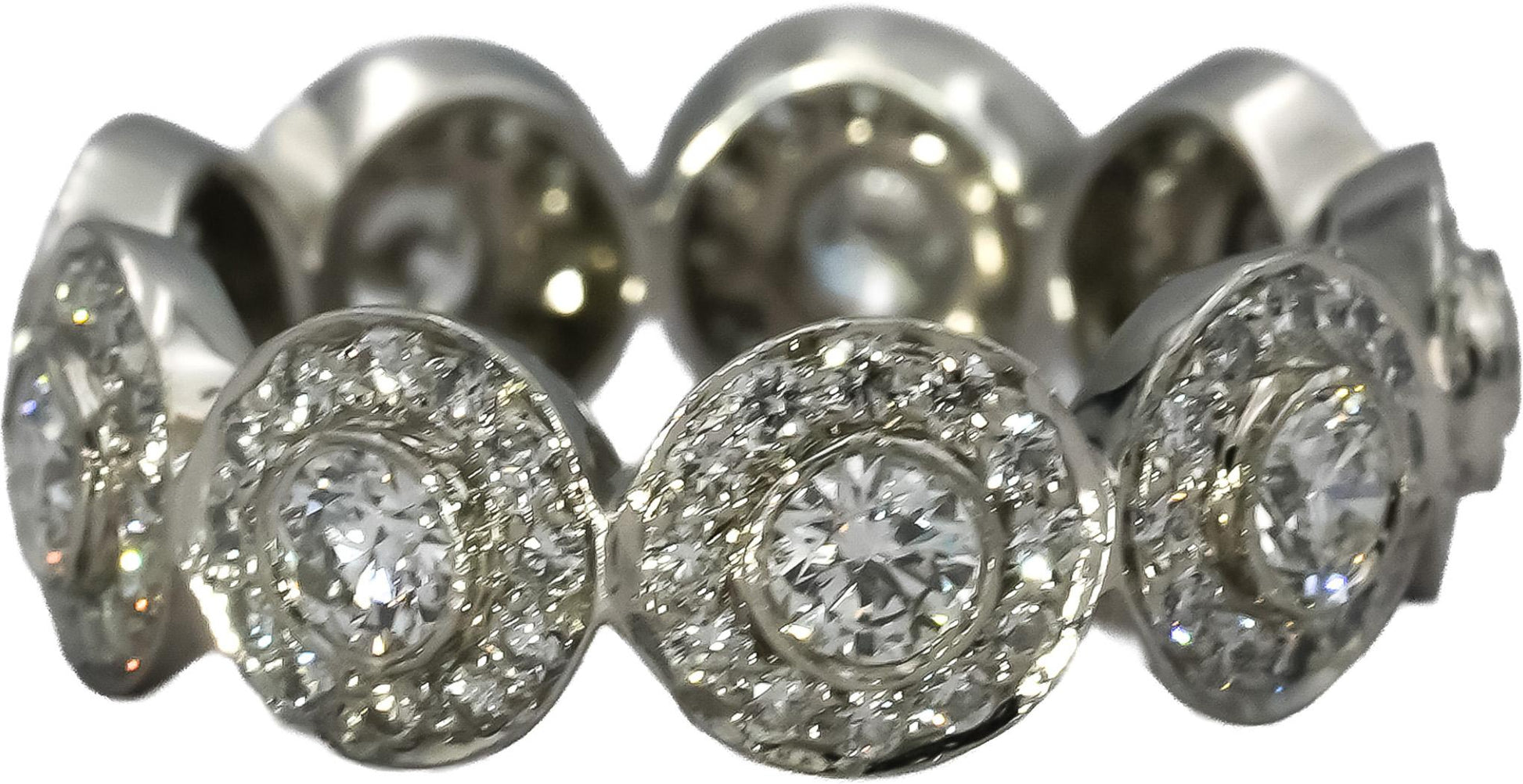 TIFFANY & CO. Platinum VS Diamond Soleste Ring 1.50CT Size 4 Retail 11000