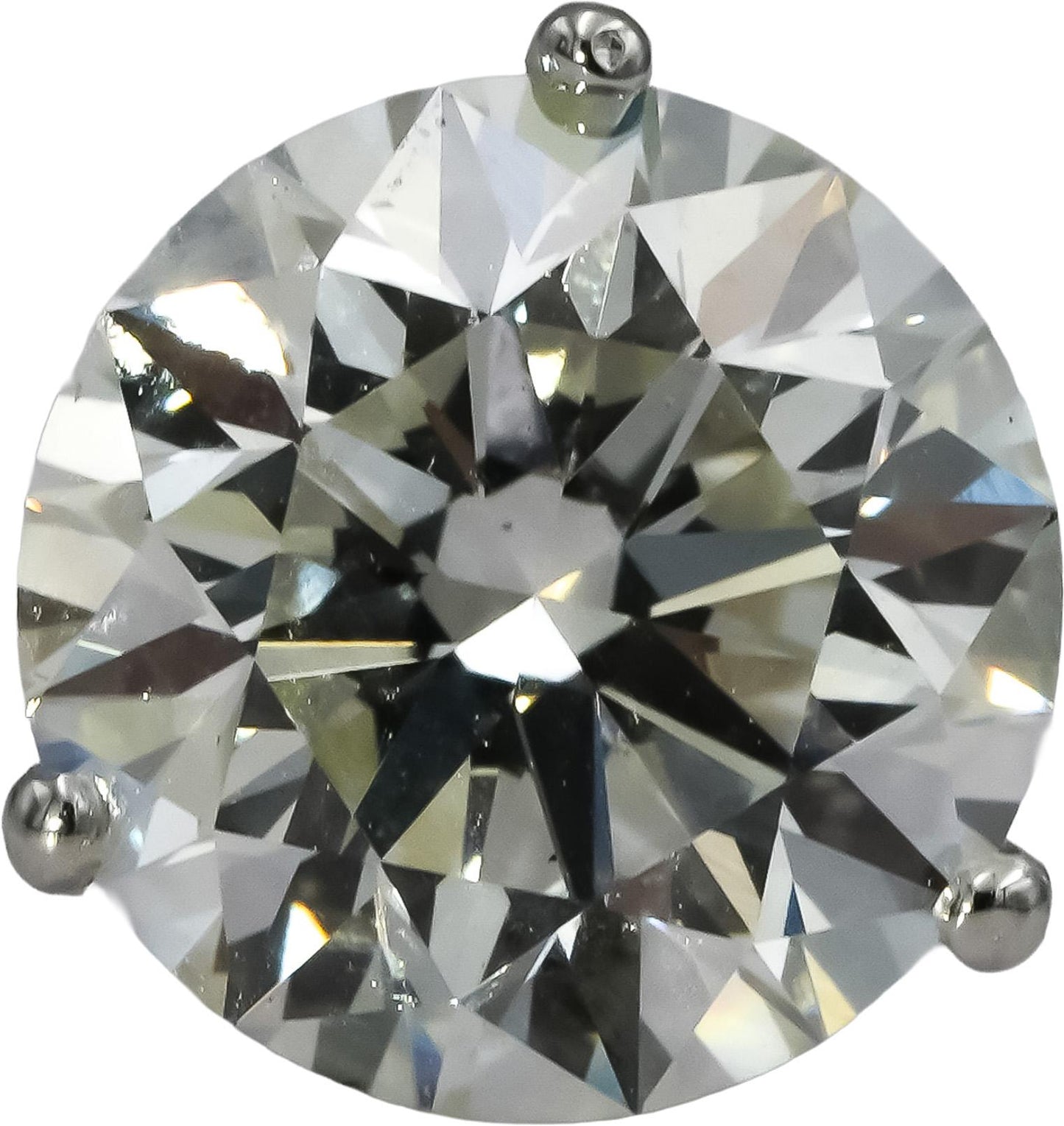IGI Certified 14k White Gold VS1-VS2/E-G Lab-Grown Diamond Stud Earrings 6.16CT