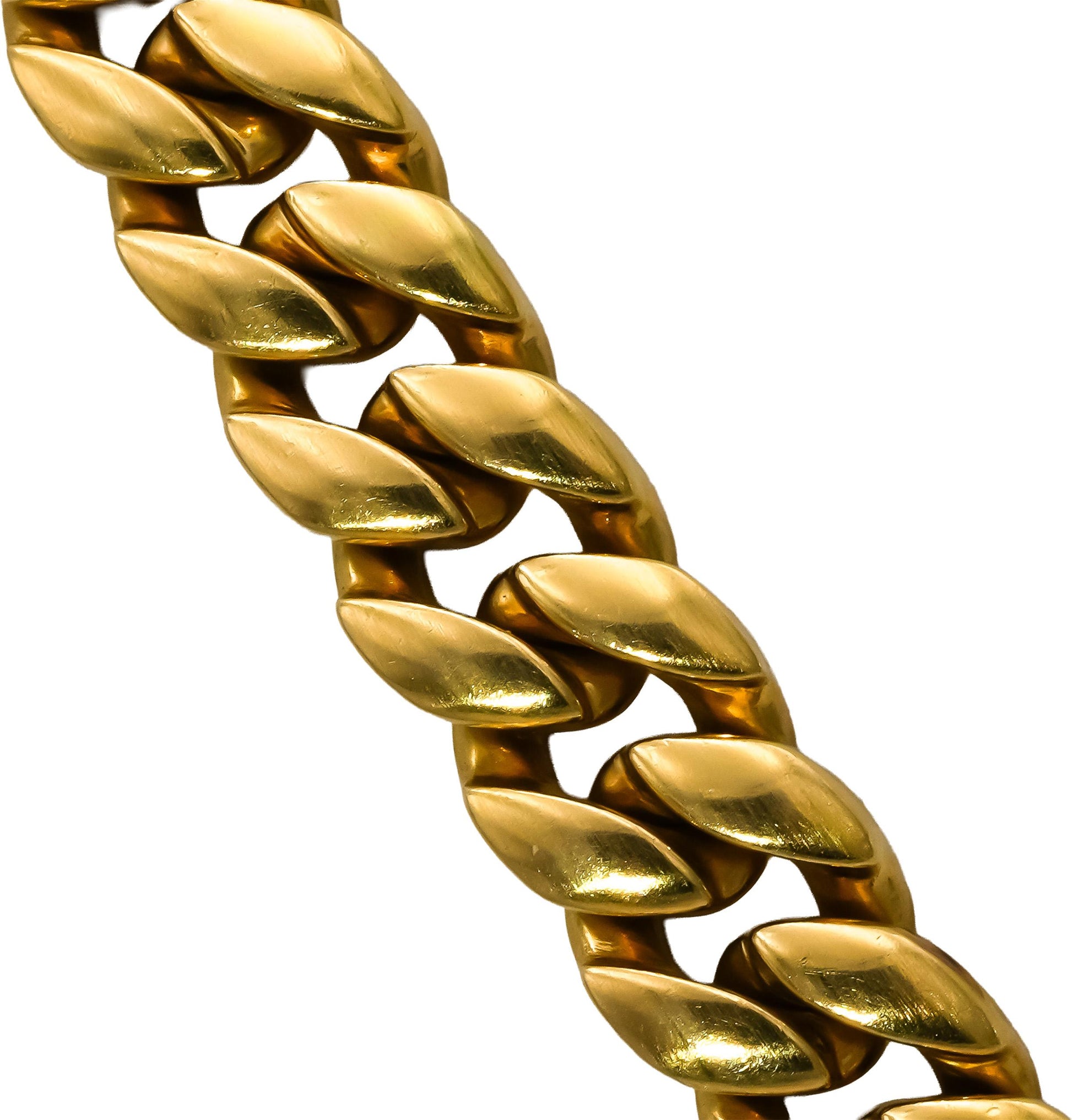 DAVID YURMAN 18k Yellow Gold 8mm Wide Cuban Link Chain Necklace 49,000 Retail