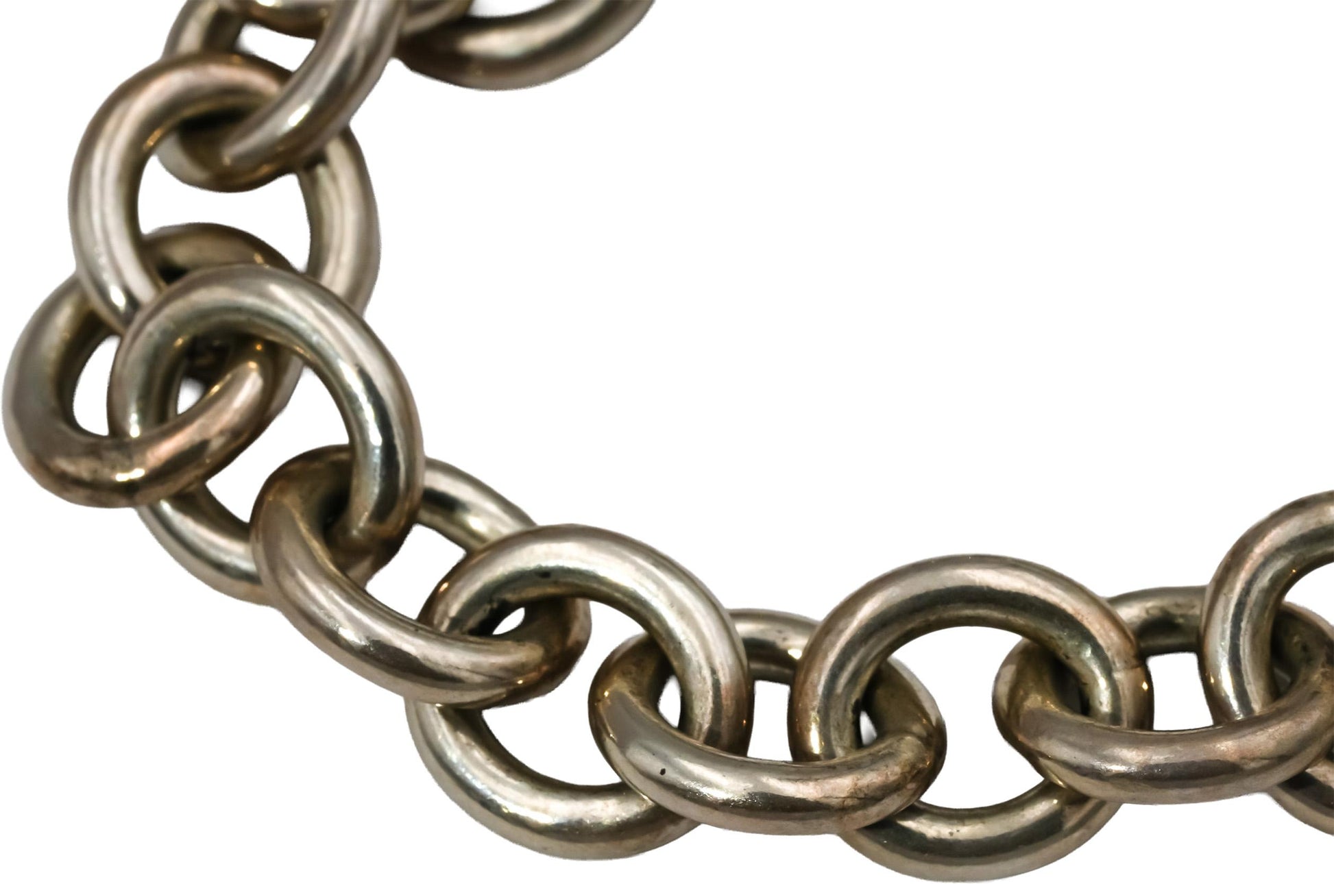 TIFFANY & CO. Sterling Silver Charm Starter Bracelet