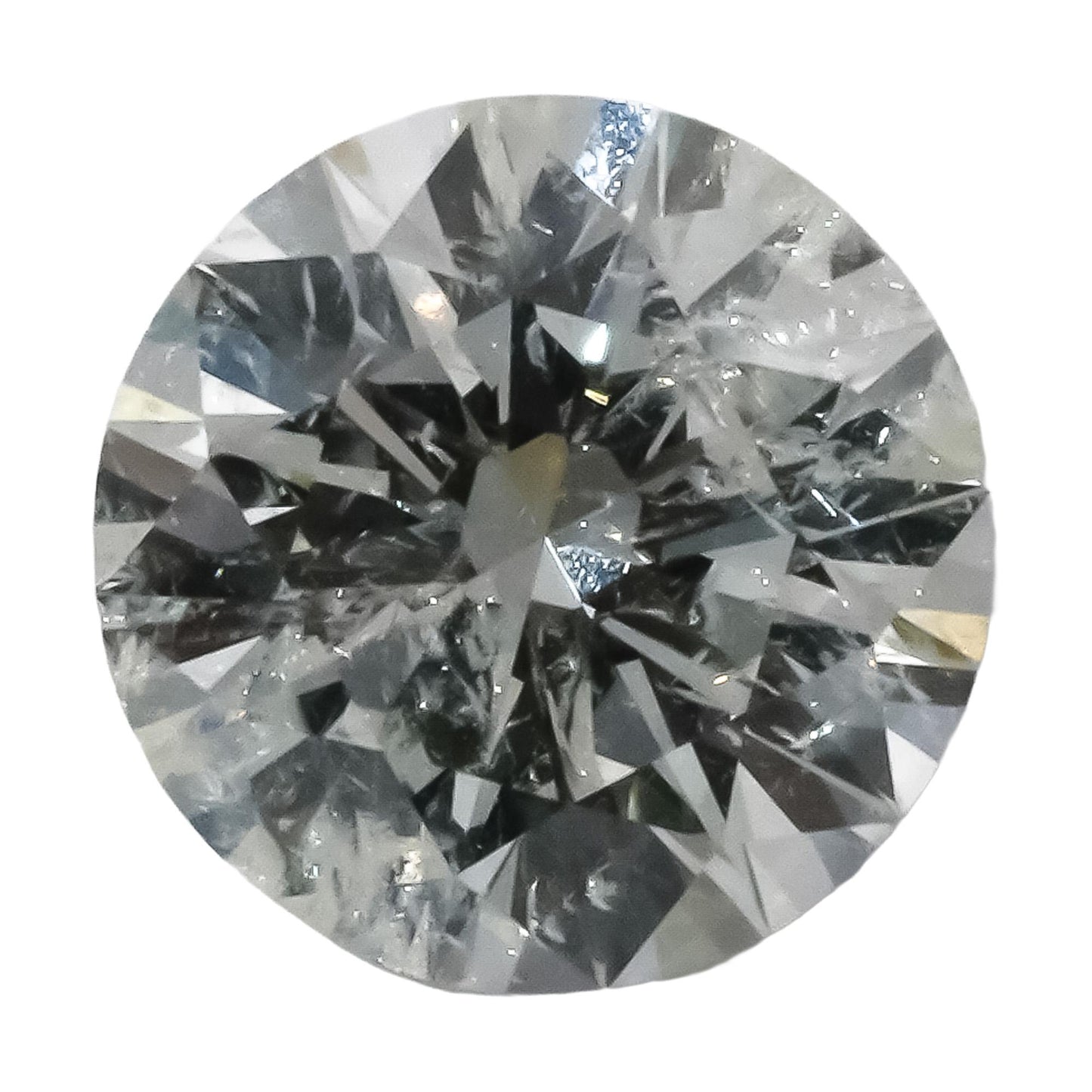 HRD Certified I1/F Round Cut Natural Diamond Loose Stone 3.01CT